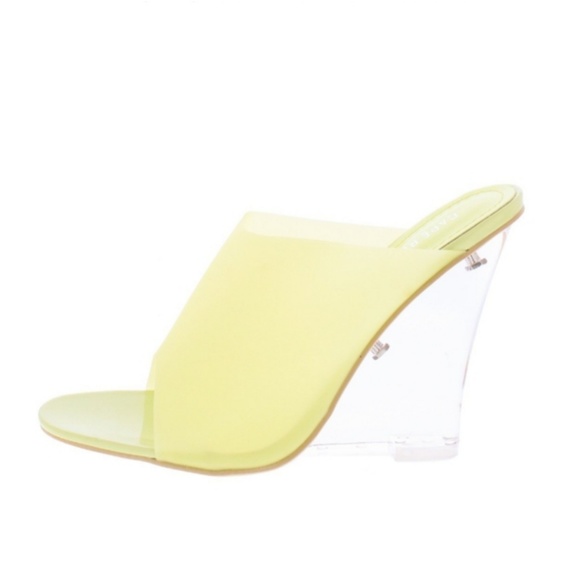 New Cape Robbin Clear Heel Wedge - Picture 7 of 8